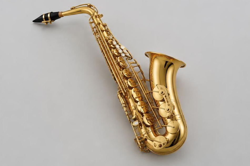 Illustrative saxophone instrument photo