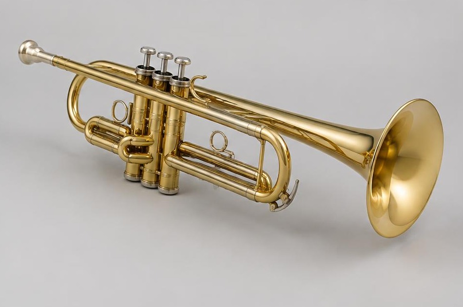 Illustrative trumpet instrument photo