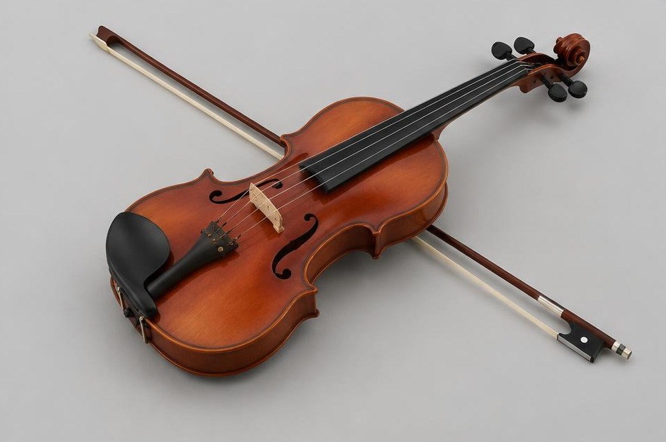 Illustrative violin instrument photo